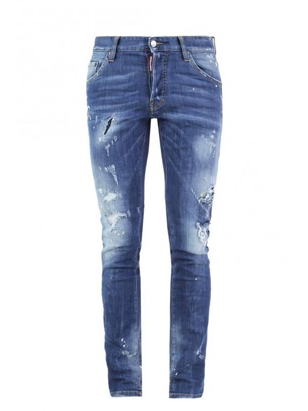 Men's Painting Multi-D Cool Guy Jean Blue - DSQUARED2 - BALAAN 1