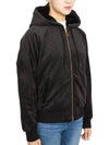 Monogram Parsons Bunny Hooded Zip-Up Black - MOOSE KNUCKLES - BALAAN 7