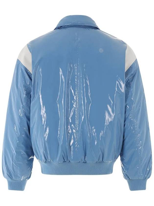 Glossy Varsity Short Down Puffer Light Blue - OFFGRID - BALAAN 3