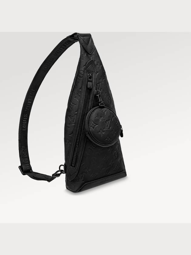 Duo Monogram Calfskin Sling Bag Black - LOUIS VUITTON - BALAAN 3