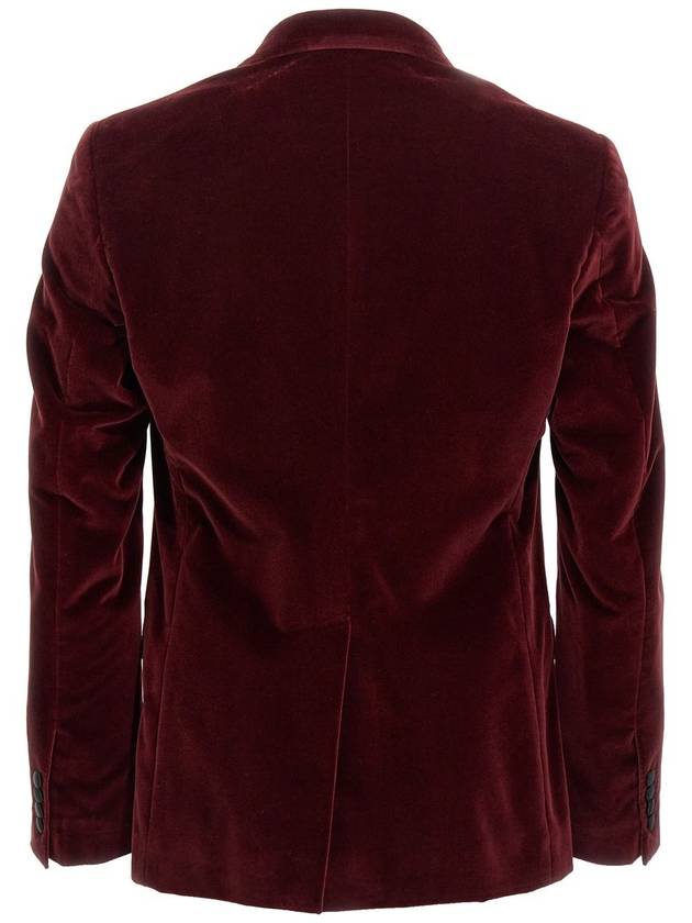 Dolce & Gabbana Bordeaux Cotton Blazer - DOLCE&GABBANA - BALAAN 2