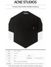 Acne BL0138 900 Fruit Patch Pocket Short Sleeve T-Shirt Black Men's T-Shirt TEO - ACNE STUDIOS - BALAAN 2