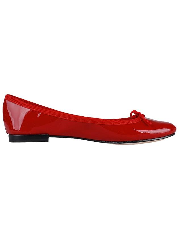 Women's Cendrillon Leather Ballerinas Flat Flammy Red - REPETTO - BALAAN 1