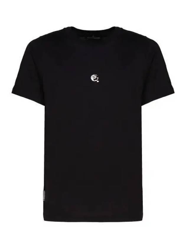 Shadow Project Logo Short Sleeve T-Shirt Black - STONE ISLAND - BALAAN 2