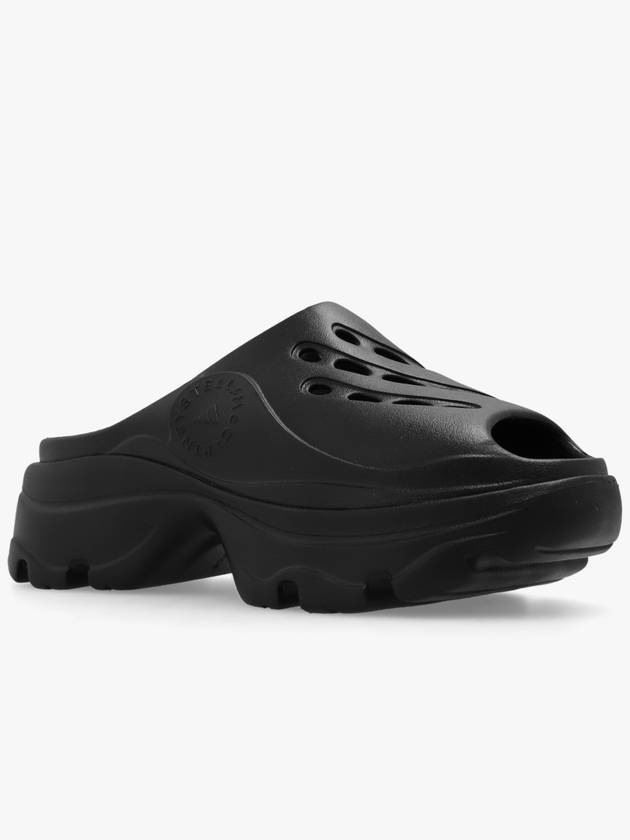 Embossed Logo Clog Black - ADIDAS - BALAAN 5