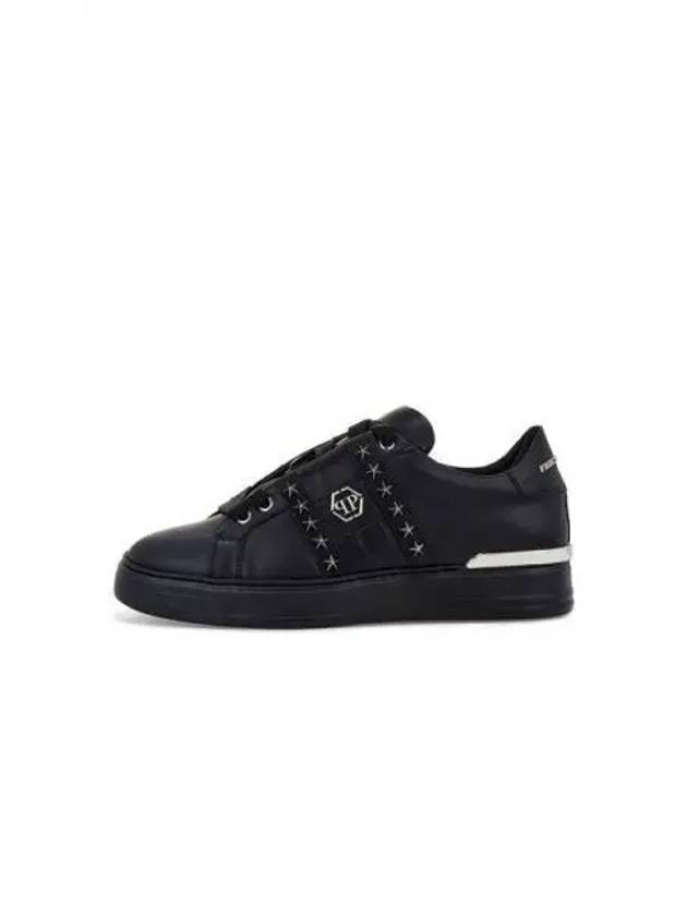 Men's Star Stud Low Top Sneakers Black 271633 - PHILIPP PLEIN - BALAAN 1