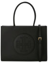 Ella Eco Small Tote Bag Black - TORY BURCH - BALAAN 4