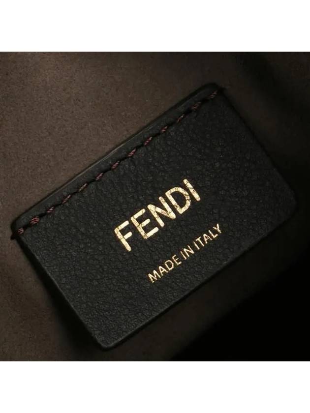 Mon Tresor FF Motif Leather Mini Bag Black - FENDI - BALAAN 7