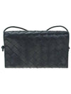 Intrecciato Strap Long Wallet Black - BOTTEGA VENETA - BALAAN 2