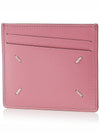 Four Stitch Leather Card Wallet Pink - MAISON MARGIELA - BALAAN 3