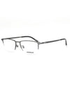 Silmont semi-rimless titanium glasses gray - MONTBLANC - BALAAN.