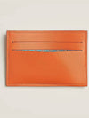 City Card Wallet ORANGE BL RIVIERA VERT VERTIGO STK - HERMES - BALAAN 2