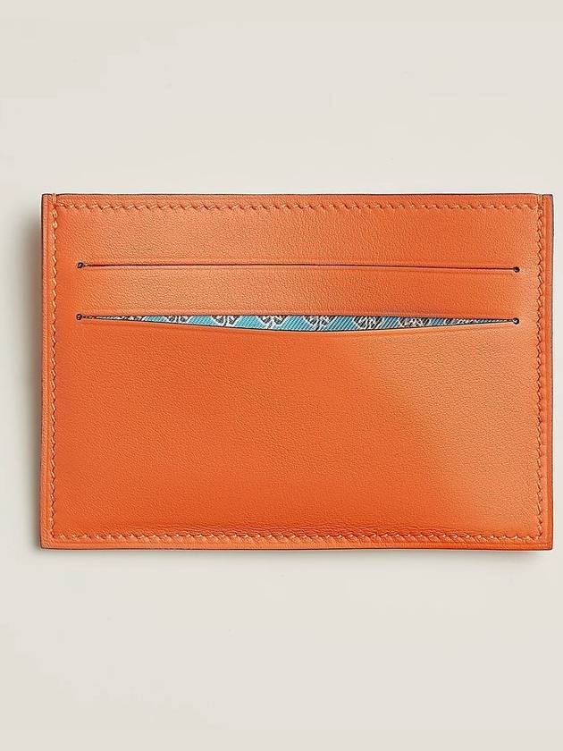 Citizen Card Wallet ORANGE BL RIVIERA VERT VERTIGO - HERMES - BALAAN 2