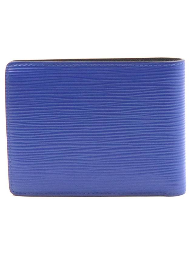 Women s Louis Vuitton M81369 Blue Epi Leather Half Wallet gt Gangbuk used luxury goods - LOUIS VUITTON - BALAAN 4