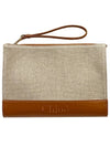 Sense Zipper Clutch Bag Beige Caramel - CHLOE - BALAAN 2