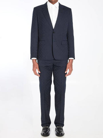 Gg Wool Jacquard Suit - GUCCI - BALAAN 1