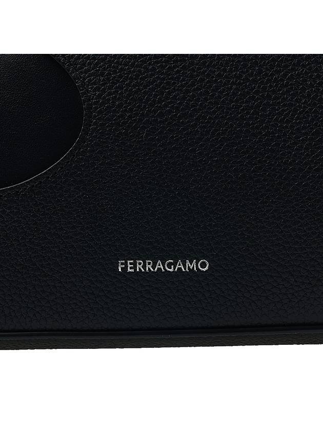 Cut-Out Shoulder Bag Black - SALVATORE FERRAGAMO - BALAAN 7