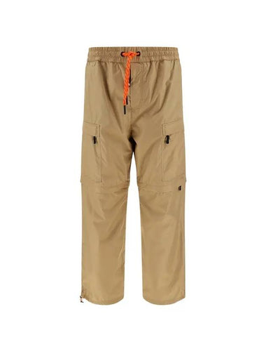 Men's Grenoble Dynamic Cargo Track Pants Beige - MONCLER - BALAAN 1