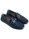 Salvatore Gancini Ornament Driving Shoes Navy - SALVATORE FERRAGAMO - BALAAN 3