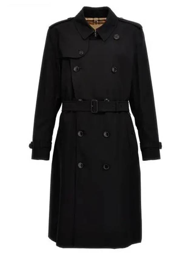 Heritage Kensington Trench Coat Black - BURBERRY - BALAAN 2