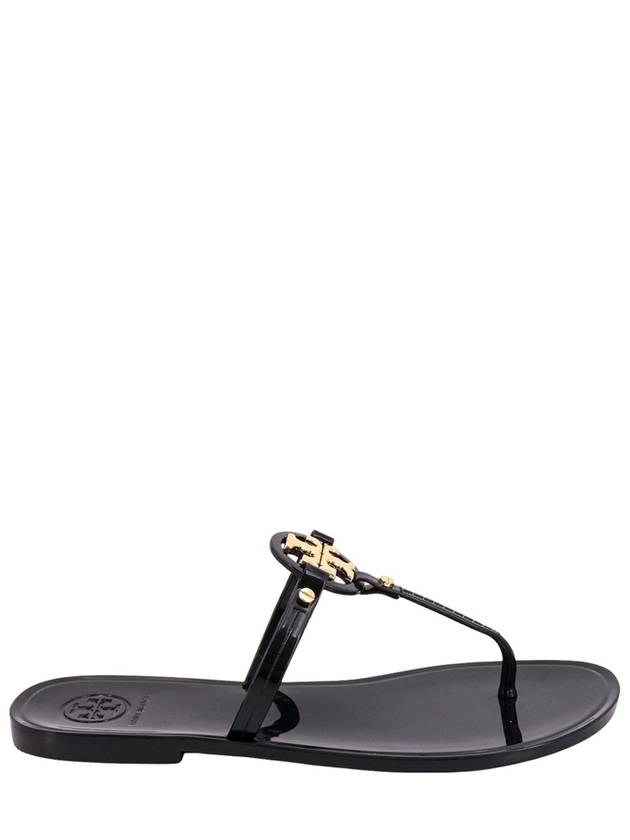 Miller Mini Flat Thong Flip Flop Black - TORY BURCH - BALAAN 2