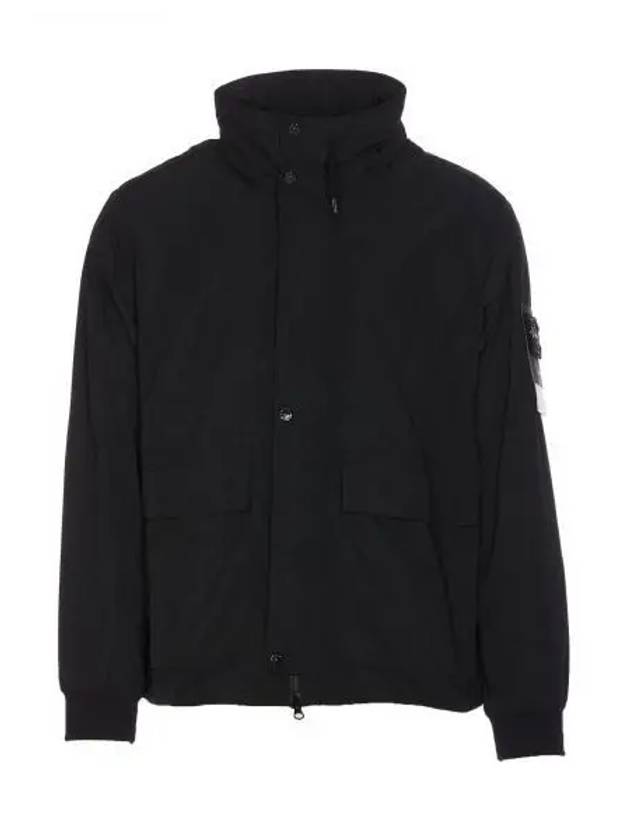 Compass Badge Jacket Black - STONE ISLAND - BALAAN 2