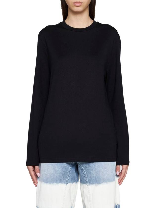 Logo print long sleeve t-shirt J02GC0129J46219_001 - JIL SANDER - BALAAN 3