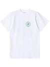 TO042S414NW Women's Short Sleeve Tee - SPORTY & RICH - BALAAN 1