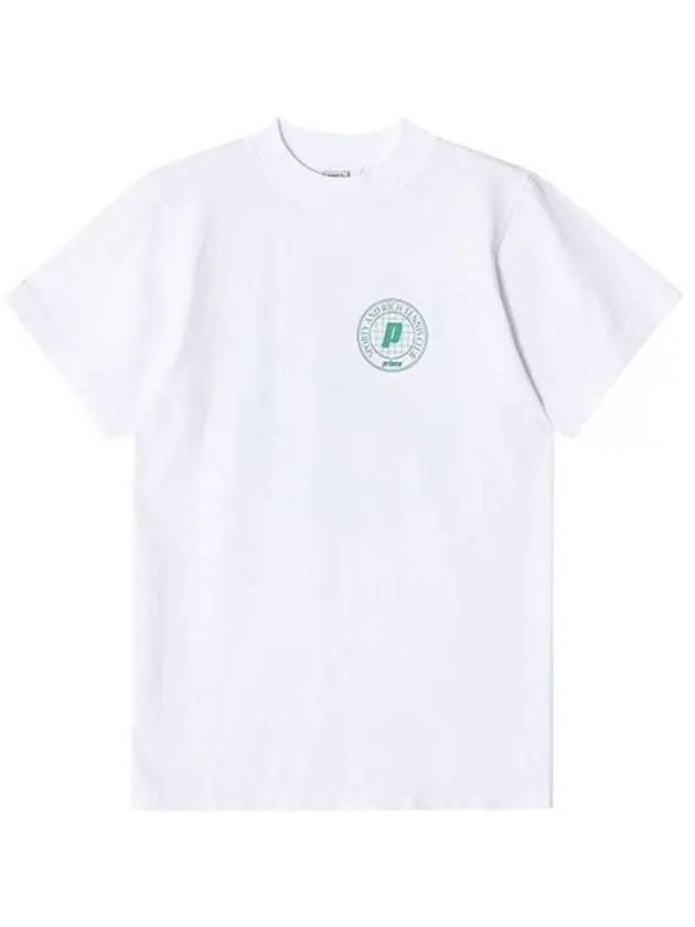 TO042S414NW Women's Short Sleeve Tee - SPORTY & RICH - BALAAN 1