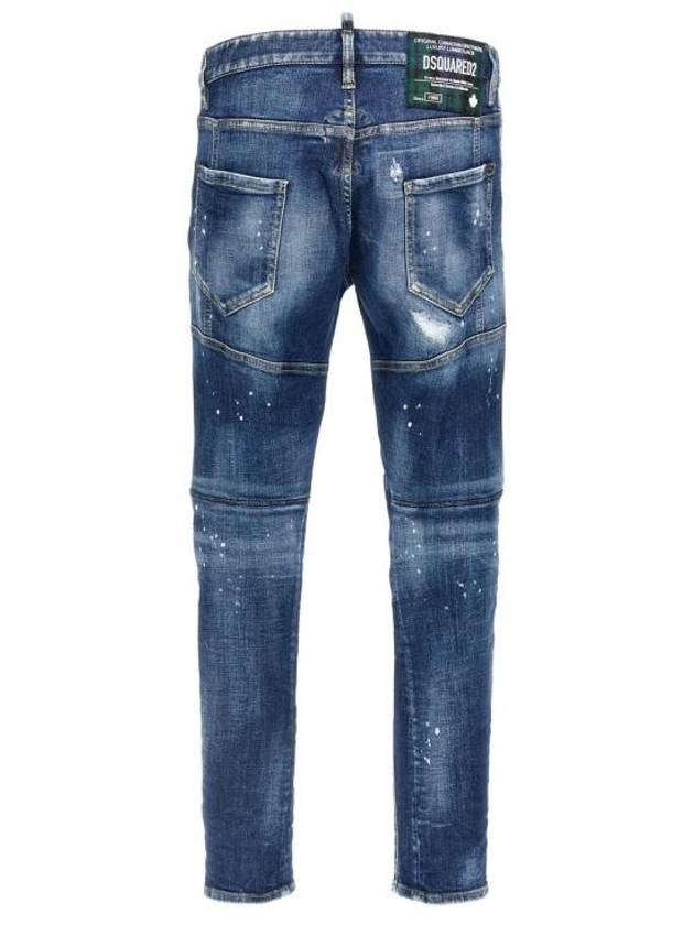 Distressed Skinny Jeans Blue - DSQUARED2 - BALAAN 3