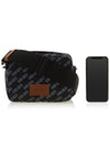 All Over Logo Print Cross Bag Black - KENZO - BALAAN 7