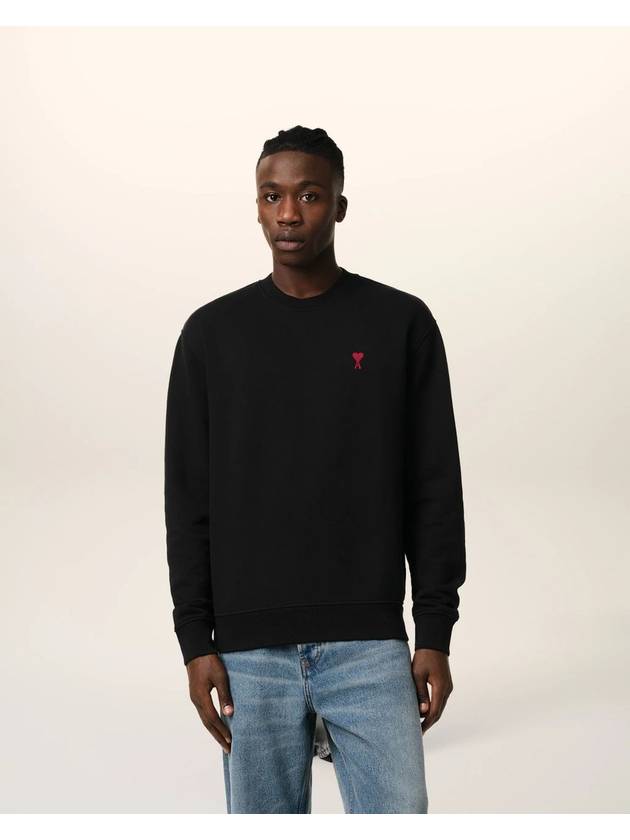 De Coeur Sweatshirt Black - AMI - BALAAN 3