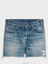 Skate Denim Shorts Blue - CELINE - BALAAN 3