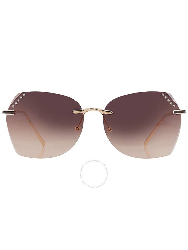 Guess Factory Brown Gradient Butterfly Ladies Sunglasses GF0384 32F 61 - GUESS - BALAAN 1