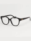 Glasses Frame GG1260OA 001 Men Women Horn Interlocking G Asian Fit - GUCCI - BALAAN 8