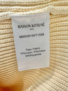 Maison Kitsune Zipper Knit Sweater MM00810KT1098 Cream Beige MENS XL - MAISON KITSUNE - BALAAN 6