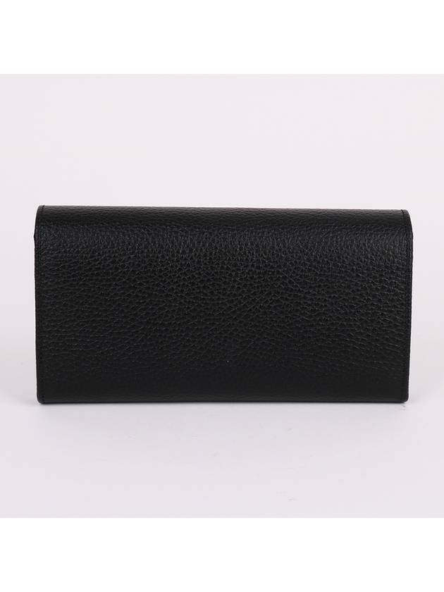 GG gold interlocking black long wallet 615524 - GUCCI - BALAAN 4