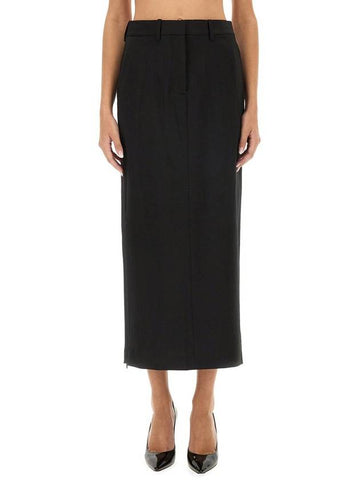 Helmut Lang Wool Skirt - HELMUT LANG - BALAAN 1