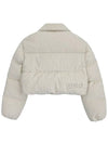 Crop Corduroy Cotton Padding White - MIU MIU - BALAAN 4