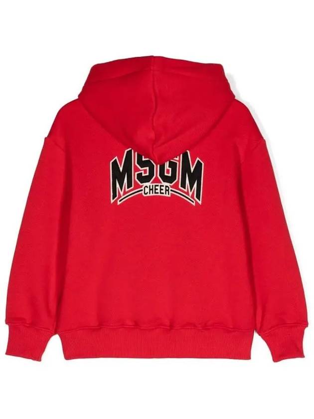 Kids Logo Hoodie Red F4MSJBHS226 040 - MSGM - BALAAN 3