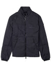 Men Faret Crinkle Zip Up Jacket Black - MONCLER - BALAAN 2