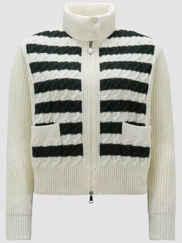 padded wool cardigan - MONCLER - BALAAN 5