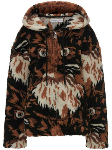 J.W. Anderson Faux-Fur Hooded Jacket - JW ANDERSON - BALAAN 1