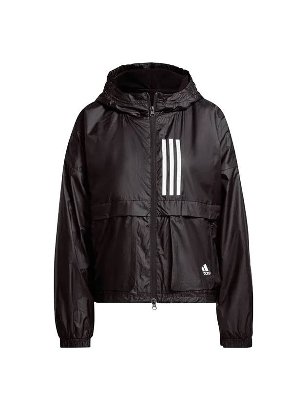 brushed windbreaker black - ADIDAS - BALAAN 1