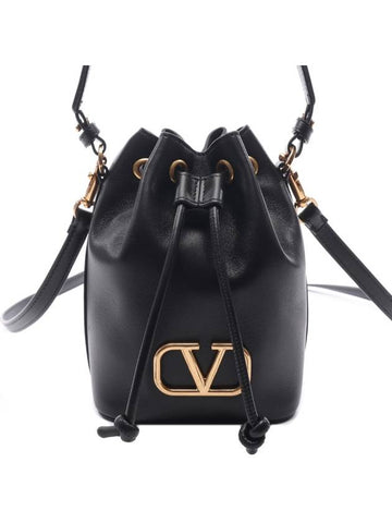 Women s V Logo Bucket Shoulder Bag 5W0P0Z44 VNL 0NO 24F - VALENTINO - BALAAN 1