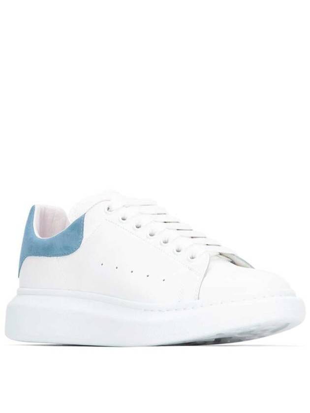 Oversized Low Top Sneakers White Powder Blue - ALEXANDER MCQUEEN - BALAAN 3