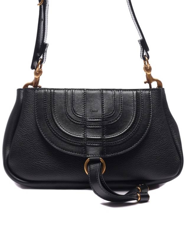 Marcie Small Shoulder Bag Black - CHLOE - BALAAN 3