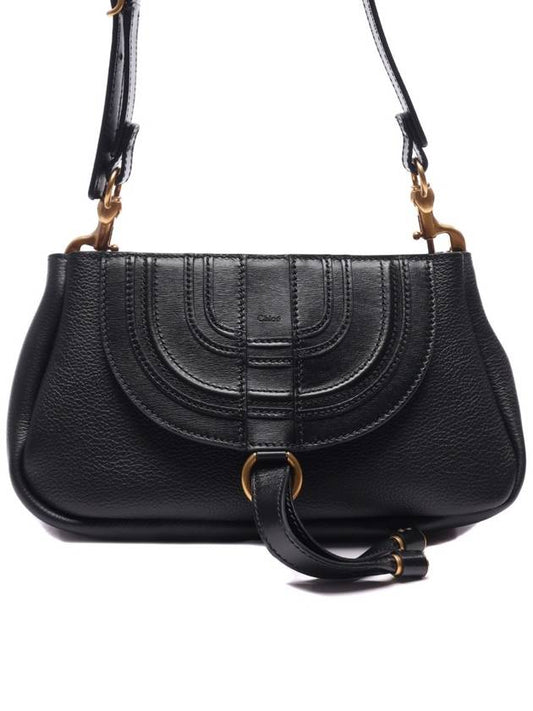 Marcie Small Shoulder Bag Black - CHLOE - BALAAN 2