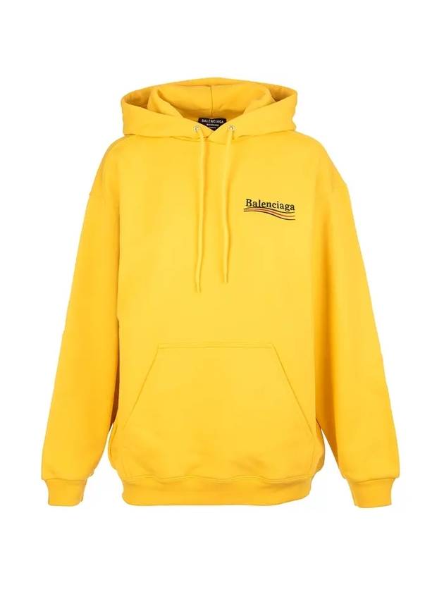 Political Campaign Medium Fit Hoodie Yellow - BALENCIAGA - BALAAN 1