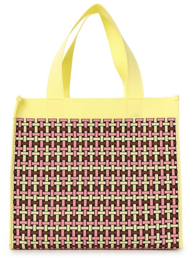 23 fw Medium Knit Jacquard Shopping Bag SHMP0076Q0P5799ZO603 B0030566701 - MARNI - BALAAN 6